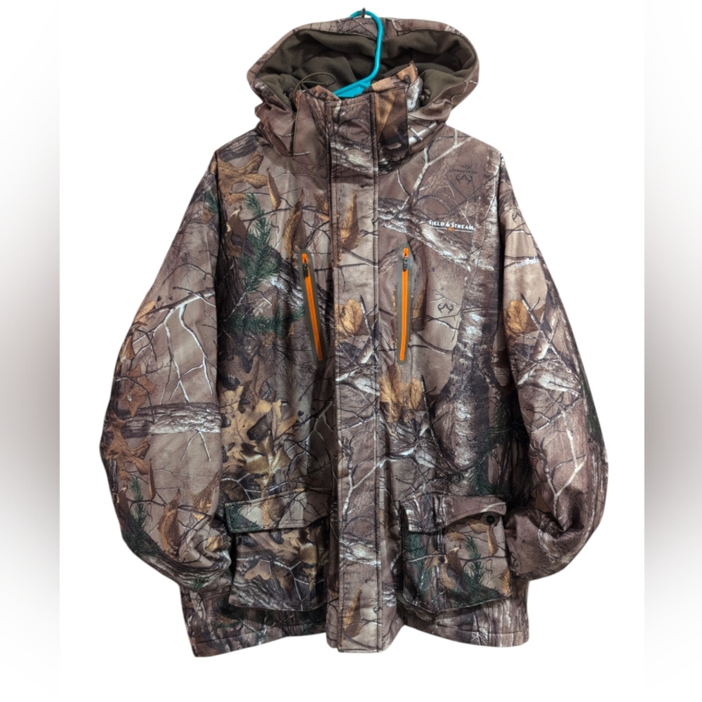 Field & Stream Hydroproof Ultra Realtree Xtra CTCI Camouflage Jacket XL
